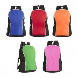 Mochila con bolsas laterales una con malla y otra con cierre Springbok