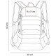 Mochila ejecutiva con tirantes y respaldo acojinados Kleine
