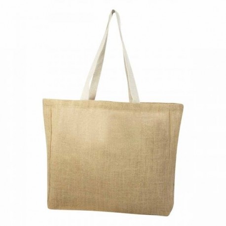 Bolsa con fuelle de yute Fall