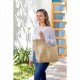 Bolsa con fuelle de yute Fall