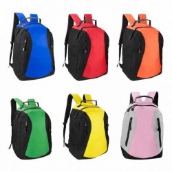 Mochila con doble cierre varios colores Neveri