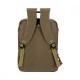 Mochila portafolio café de poliéster Reus