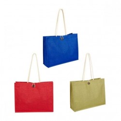 Bolsa con fuelle de yute varios colores Ballarat