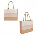 Bolsa de yute con fuelle Boat