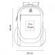 Mochila con compartimento para laptop Algarve