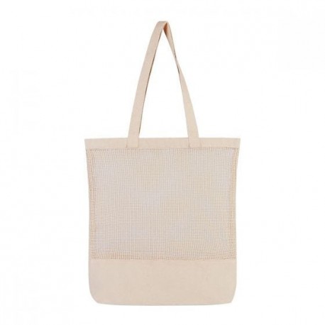 Bolsa de algodón sin fuelle con asa Girasol