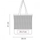 Bolsa de algodón sin fuelle con asa Girasol