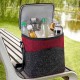 Lonchera con interior plastificado y bolsas laterales Pankie