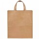 Bolsa con fuelle de tejido de papel Kraft