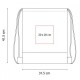 Bolsa mochila non woven varios colores Bazman