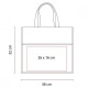 Bolsa con fuelle de non woven y bolsa frontal Tasu
