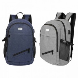 Mochila con placa metálica removible para fácil grabado Salvonsky
