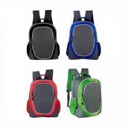 Mochila con dos bolsas laterales de red Caura