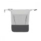 Lonchera con interior plastificado color gris Fleur