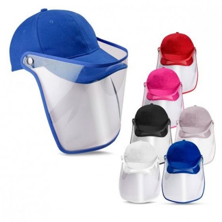 Gorra con careta desmontable con brocha de velcro Anshan