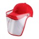Gorra con careta desmontable con brocha de velcro Anshan