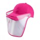 Gorra con careta desmontable con brocha de velcro Anshan