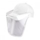 Gorra con careta desmontable con brocha de velcro Anshan