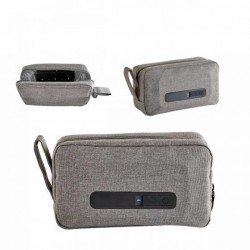 Neceser con luz UV sanitizadora color gris Harbin