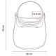 Gorra con careta desmontable con broche de plástico Trucker