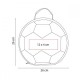 Lonchera con forma de balón con interior plastificado Soccer