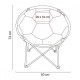 Silla armable con forma de Balón con funda