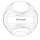Balón cosido a maquina No 5 Kot