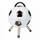 Asador de metal con forma de balón incluye parilla Soccer