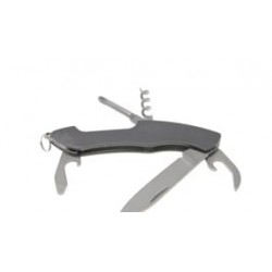 Navaja metalica con 6 funciones y funda Emory