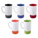 Taza de cerámica con base de silicón varios colore Gillen