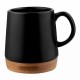 Taza de cerámica con base de bambú Fiorland