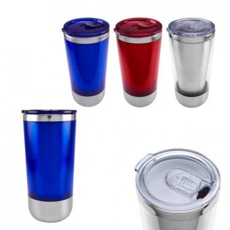 Termo de acero inoxidable y plástico 450 ml Bowie