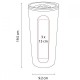 Termo doble pared de acero inoxidable Montpellier