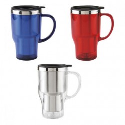 Termo de doble pared colores metálicos 450 ml Liberty