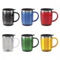 Taza de acero inoxidable varios colores con doble pared Burgos