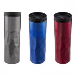 Termo de doble pared con cuerpo prismático 450 ml Areuse