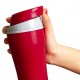 Termo de plástico con doble pared varios colores 375 ml Lugano