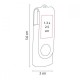 USB giratoria 8 GB  con caja individual varios colores Floppy