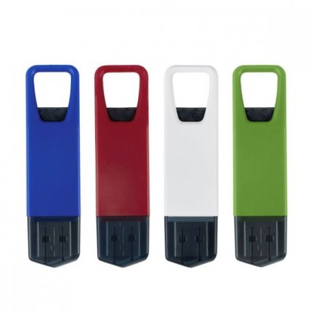 USB de plástico con caja individual de 16 GB varios colores Kinel