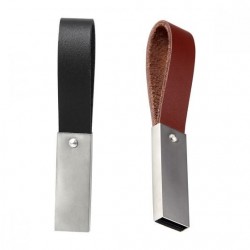 USB de piel y metal de 8 GB con caja individual Talaud
