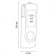USB giratoria de 16 GB con caja individual Selwin