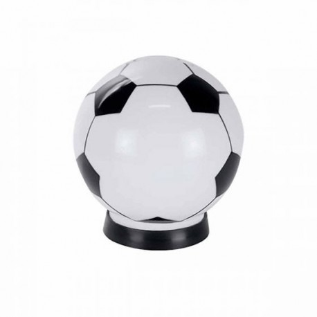Alcancía de plástico con forma de balón
