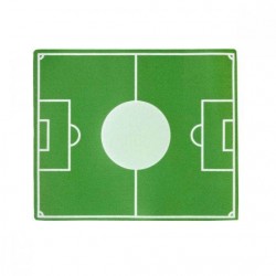 Mouse pad con diseño de cancha de futbol de poliuretano