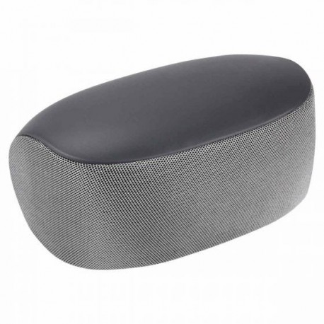 Bocina bluetooth con batería recargable de plástico gris Sangen