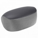 Bocina bluetooth con batería recargable de plástico gris Sangen