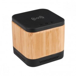 Bocina de bambú y plástico de bluetooth con batería recargable Rioja