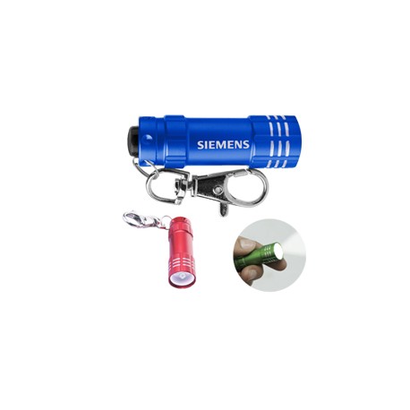 Llavero metálico con 3 led varios colores Leonardo