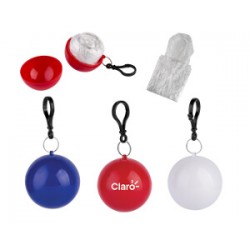 Impermeable con estuche de esfera y gancho varios colores Lucca