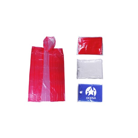 Impermeable Veneto de plástico con varios colores