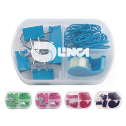 Set de papelería con estuché de plástico Trim
